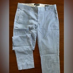 NWOT- Banana Republic Ryan Pant in Blue Stripe